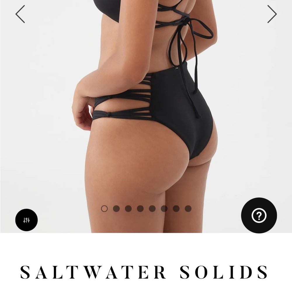 NWT O’Neill Saltwater Solids Bottom - Black